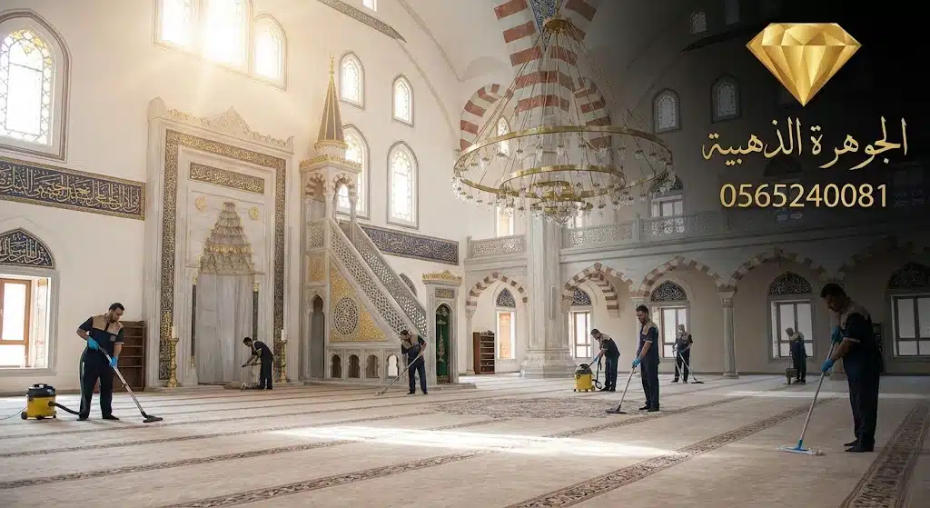 تنظيف و غسيل سجاد مساجد